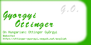 gyorgyi ottinger business card
