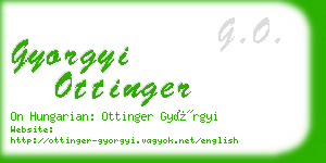 gyorgyi ottinger business card